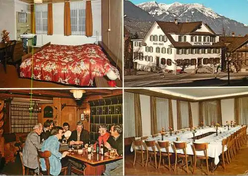 Postcard hotel restaurant Engel Sachseln Zentralschweiz