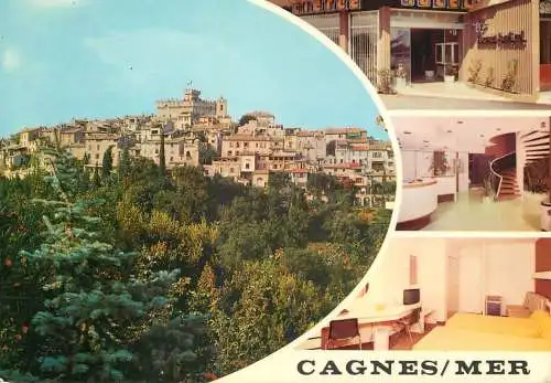 Postcard hotel restaurant Cagnes Mer