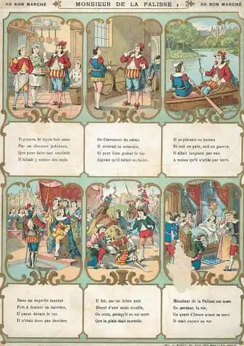 AU BON MARCHE Paris chromo Exposition 1900 maison Aristide Boucicaut magasins nouveautes - Monsieur de la Palisse