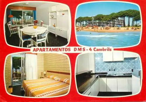 Postcard hotel restaurant Apartamentos DMS Cambrils