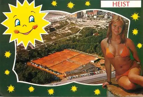 Beauty beach girl at Heist