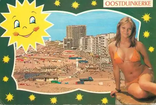 Beauty beach girl Oostduinkerke