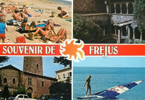 Topless sunbathing beauties at Frejus beach