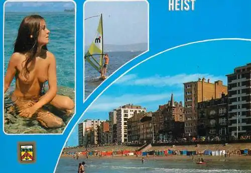 Topless beauty naturism at Heist Belgium