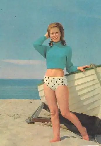 Beach beauty Belgian coast souvenir postcard