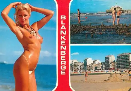 Topless blonde beauty Blankenberge different aspects