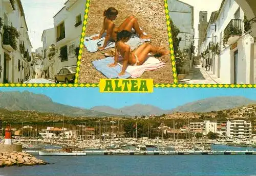 Topless sunbathing beauties Altea naturism beauties and different aspects