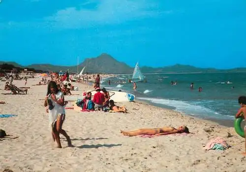 Topless sunbathing beauty Muravera free beach club