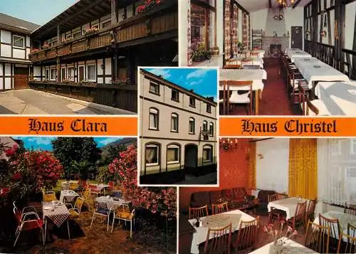 Postcard hotel restaurant Haus Clara Haus Christel