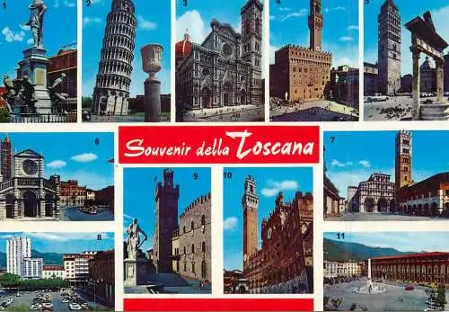 Italy Souvenir della Toscana multi view