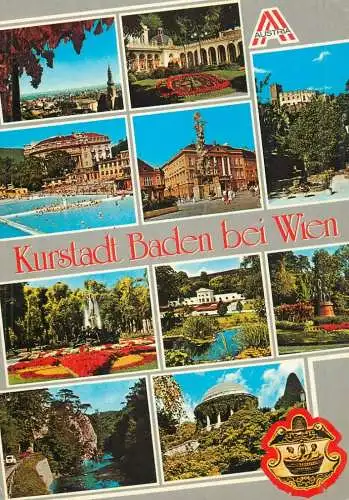 Austria Kurstadt Baden bei Wien multi view