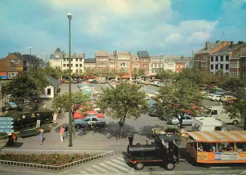Postcard Belgium Bastogne place Mac Auliff