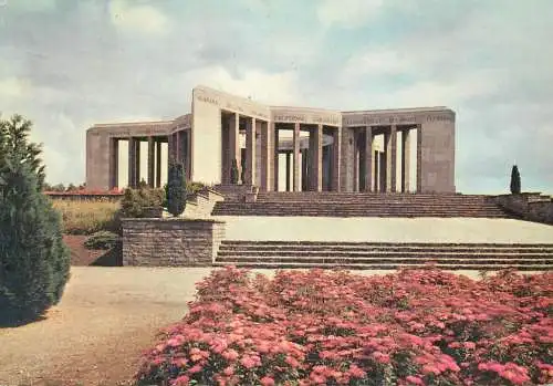 Postcard Belgium Bastogne Mardasson american memorial