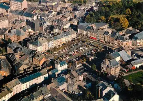 Postcard Belgium Bastogne Mac Auliffe square and tank aerial