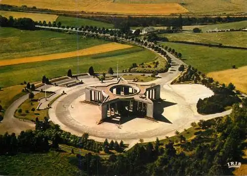 Postcard Belgium Bastogne le Mardasson aerial