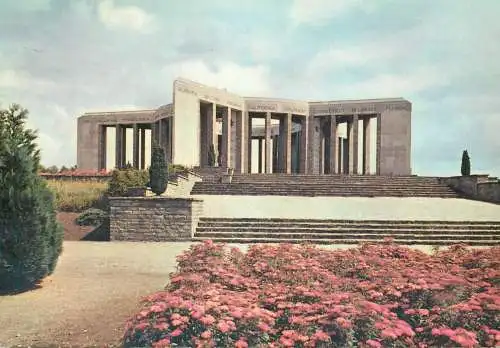 Postcard Belgium Bastogne american memorial Mardasson