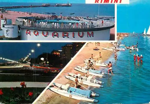 Italy Rimini different aspects and sights