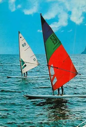Italy Lago di Garda windsurfing types and scenes