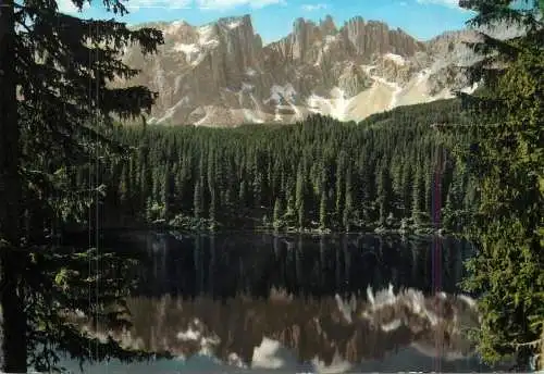 Italy Dolomiti Lago di Carezza col Latemar