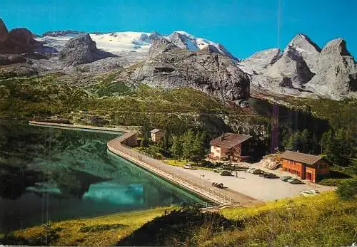 Italy Dolomiti Lago Fedaia La Marmolada e Vernel