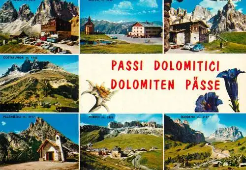 Italy Dolomiten Passe different views