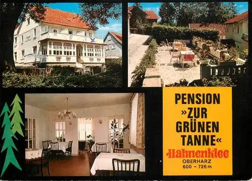 Postcard hotel restaurant pension zur Grunen Tanne