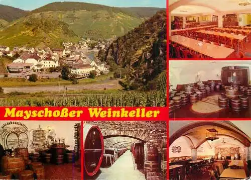 Postcard hotel restaurant Mayschosser Winzerverein