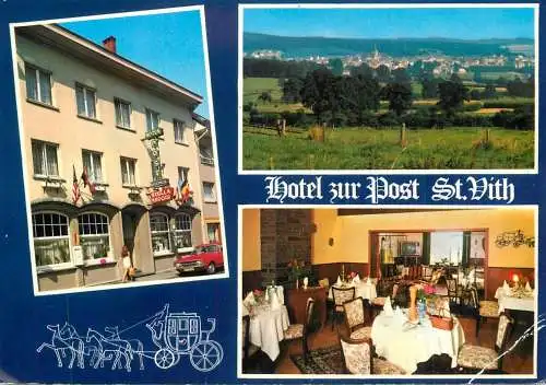 Postcard hotel restaurant Zur Post pension