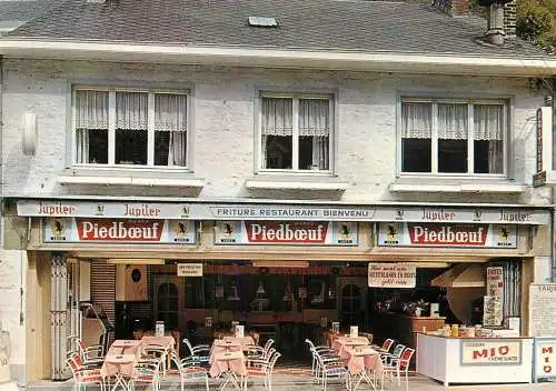 Postcard hotel restaurant Friture restaurant Au Bienvenu Remouchamps