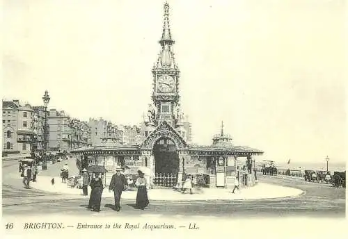 Brighton - entrance to the Royal Acquarium