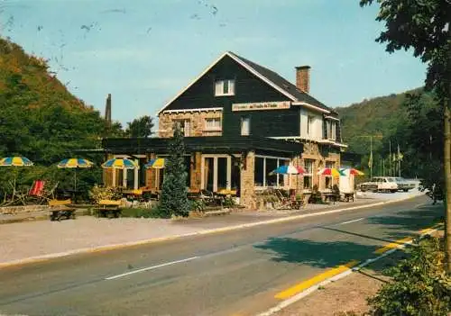 Postcard hotel restaurant cafe au Moulin du Diable Remouchamps