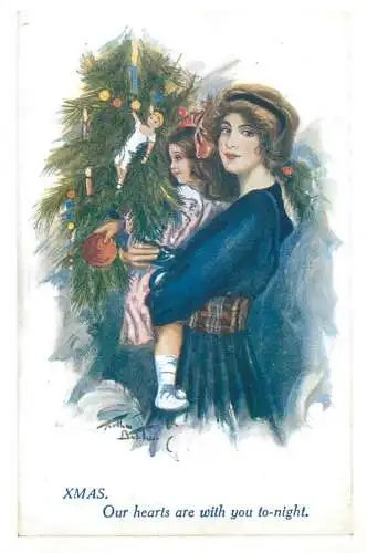 Fashioned Christmas 1993 postcard