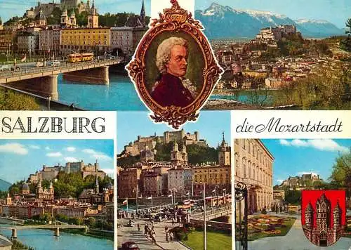 Austria Salzburg castle festival city Mozart