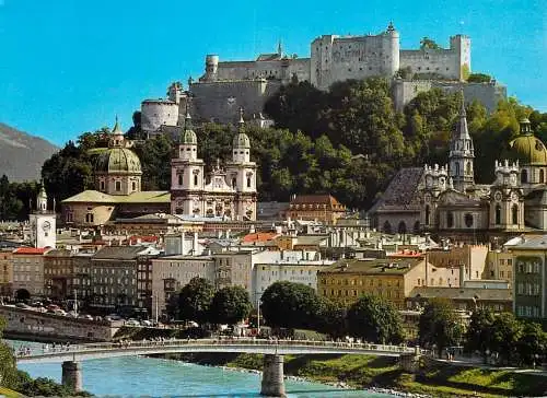 Austria Salzburg castle old town