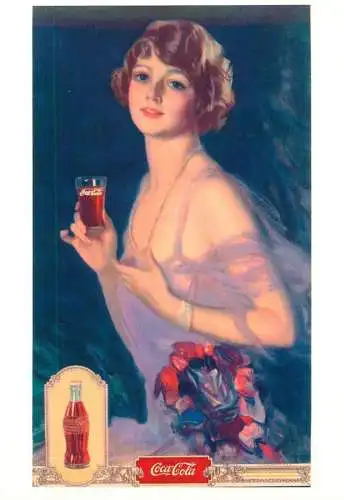 Coke Coca-Cola poster advertising postcard 1997