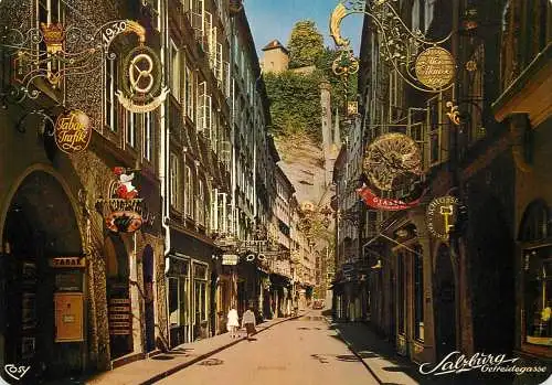 Austria Salzburg castle Malerisches cereal street