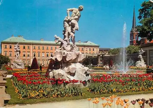 Austria Salzburg castle statue