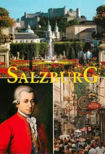 Austria Salzburg Mirabellgarten Mozart