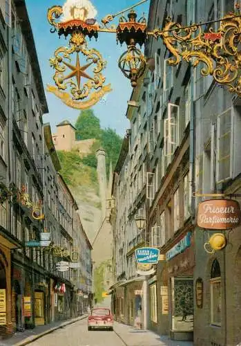 Austria Salzburg Altstadt Getreidegasse