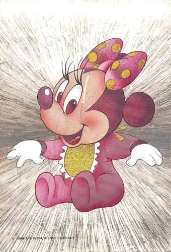 Walt Disney Company Minnie Mouse 1984 postcard