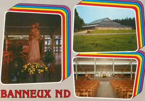 Belgium Banneux Notre Dame church statue