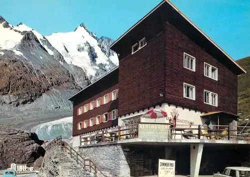 Postcard hotel restaurant Grossglockner Hochalpenstrasse Karl Volkert haus
