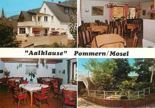 Postcard hotel restaurant Aalklause Mosel