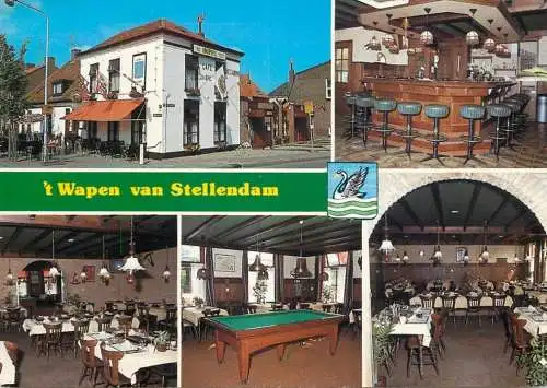 Postcard hotel restaurant 't Wapen van Stellendam