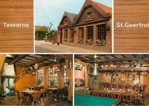 Postcard hotel restaurant taverne St. Geertrui