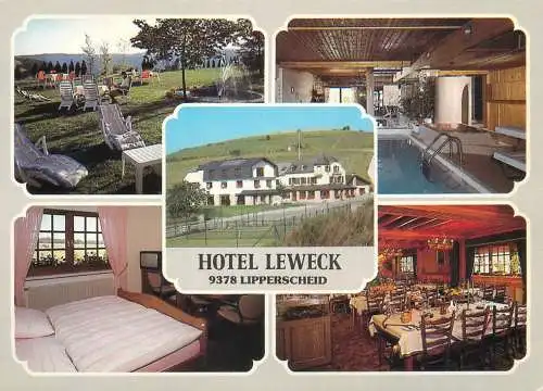 Postcard hotel restaurant Leweck G.D. de Luxembourg