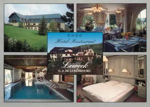 Postcard hotel restaurant Leweck G.D. de Luxembourg