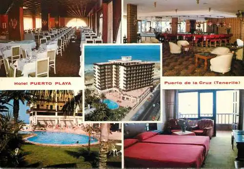 Postcard hotel restaurant Puerto Playa Puerto de la Cruz