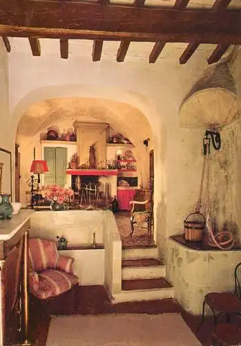 Postcard hotel restaurant Fontvielle Bouches du Rhone