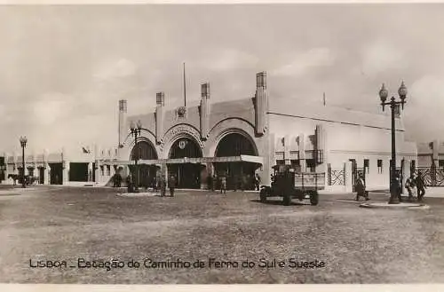 Lisboa estacao do Caminho de Ferro do Sul e Sueste